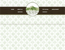 Tablet Screenshot of olsonlawncare.com